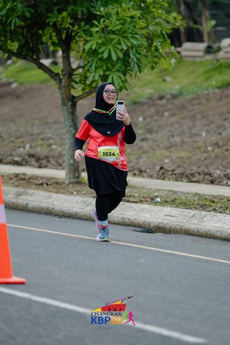 Race photo from CISANGKAN KBP CITY RUN 2025
