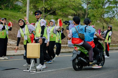 Race photo from CISANGKAN KBP CITY RUN 2025