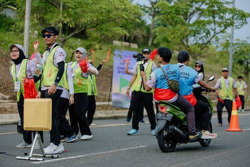 Race photo from CISANGKAN KBP CITY RUN 2025