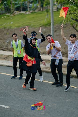 Race photo from CISANGKAN KBP CITY RUN 2025