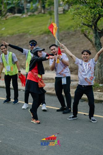 Race photo from CISANGKAN KBP CITY RUN 2025