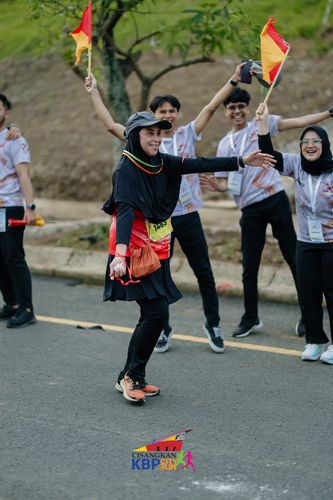 Race photo from CISANGKAN KBP CITY RUN 2025