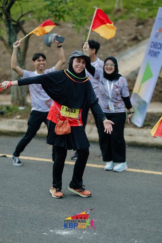 Race photo from CISANGKAN KBP CITY RUN 2025