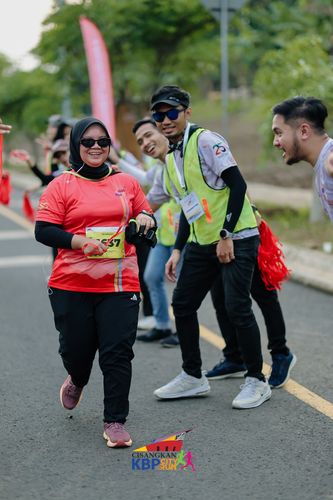 Race photo from CISANGKAN KBP CITY RUN 2025