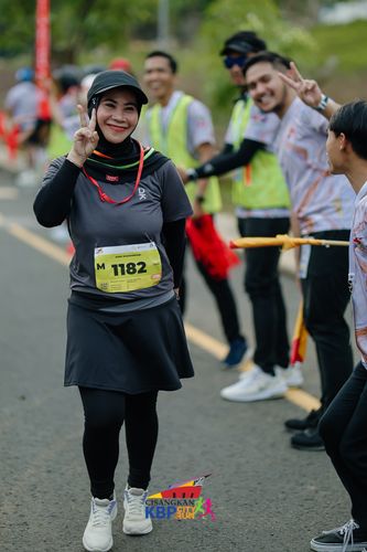 Race photo from CISANGKAN KBP CITY RUN 2025