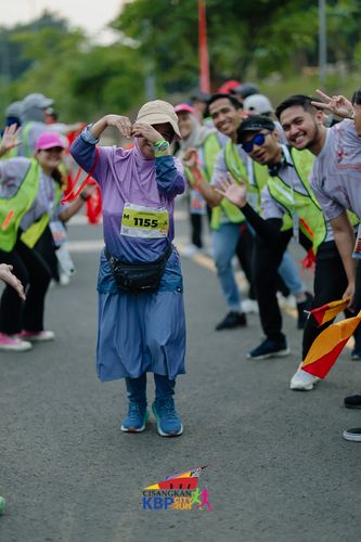 Race photo from CISANGKAN KBP CITY RUN 2025