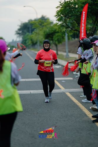 Race photo from CISANGKAN KBP CITY RUN 2025