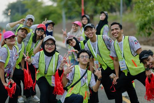 Race photo from CISANGKAN KBP CITY RUN 2025