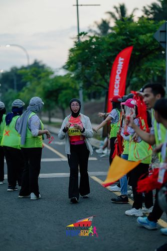 Race photo from CISANGKAN KBP CITY RUN 2025