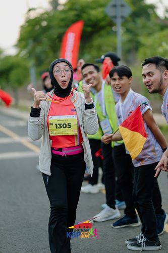 Race photo from CISANGKAN KBP CITY RUN 2025