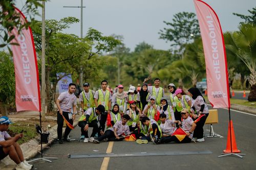 Race photo from CISANGKAN KBP CITY RUN 2025