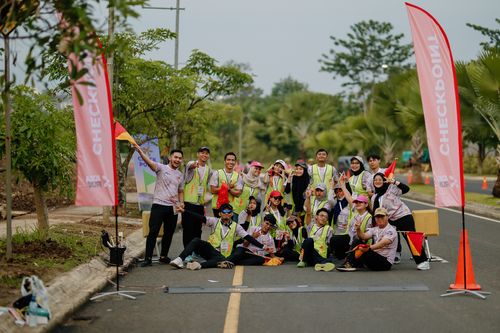 Race photo from CISANGKAN KBP CITY RUN 2025