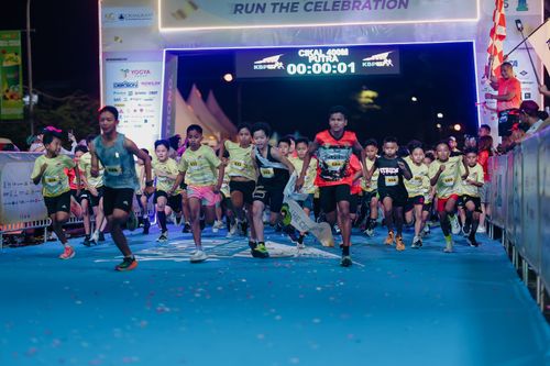 Race photo from CISANGKAN KBP CITY RUN 2025
