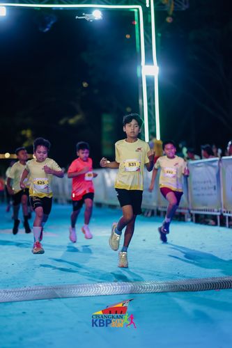 Race photo from CISANGKAN KBP CITY RUN 2025