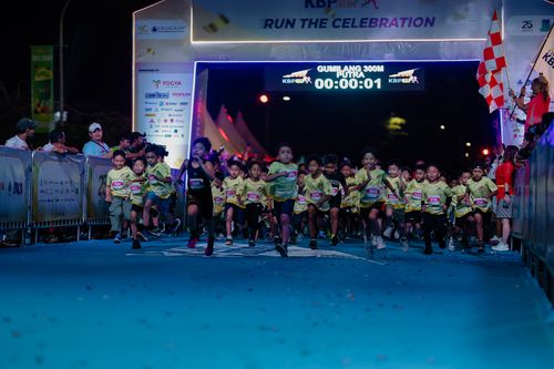 Race photo from CISANGKAN KBP CITY RUN 2025