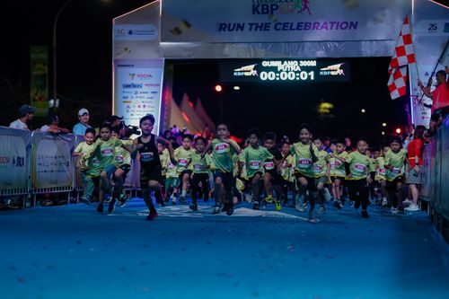 Race photo from CISANGKAN KBP CITY RUN 2025