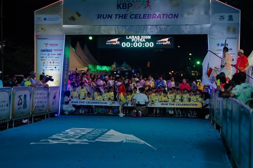 Race photo from CISANGKAN KBP CITY RUN 2025