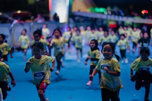 Race photo from CISANGKAN KBP CITY RUN 2025