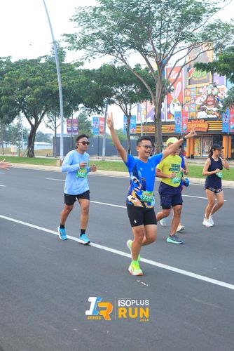 Race photo from ISOPlus Run 2024 Jakarta