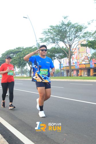 Race photo from ISOPlus Run 2024 Jakarta