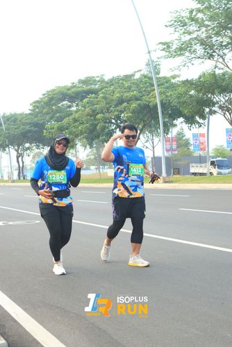 Race photo from ISOPlus Run 2024 Jakarta