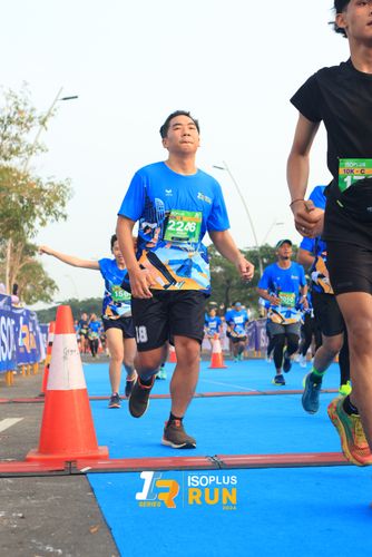 Race photo from ISOPlus Run 2024 Jakarta