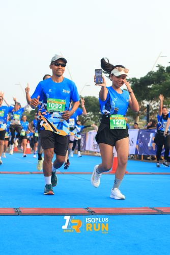 Race photo from ISOPlus Run 2024 Jakarta