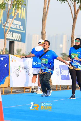 Race photo from ISOPlus Run 2024 Jakarta