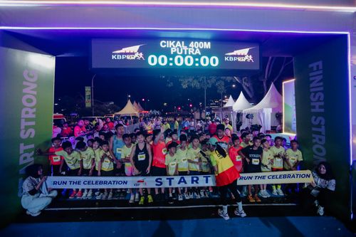 Race photo from CISANGKAN KBP CITY RUN 2025