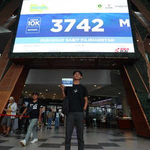 Race photo from BOGORUN 2026