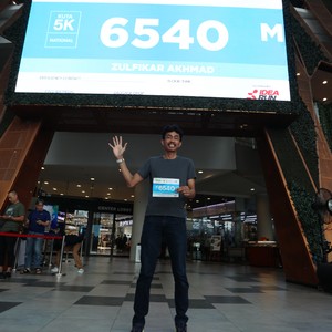 Race photo from BOGORUN 2026