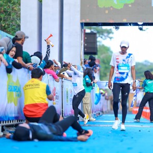 Race photo from BOGORUN 2026