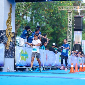 Race photo from BOGORUN 2026