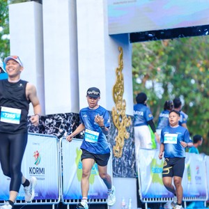 Race photo from BOGORUN 2026