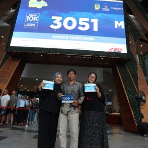 Race photo from BOGORUN 2026