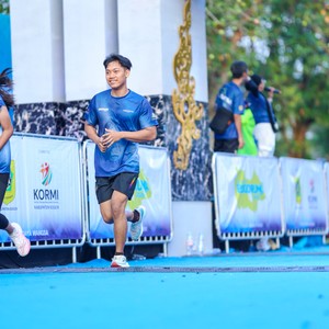 Race photo from BOGORUN 2026