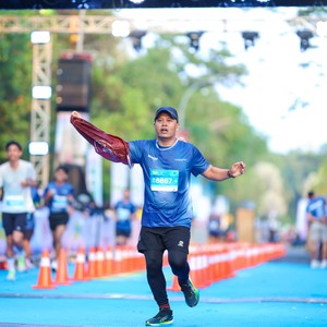 Race photo from BOGORUN 2026
