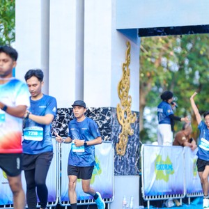 Race photo from BOGORUN 2026