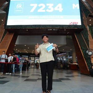 Race photo from BOGORUN 2026