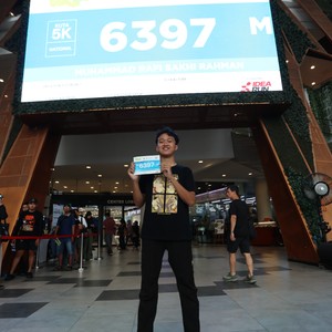 Race photo from BOGORUN 2026