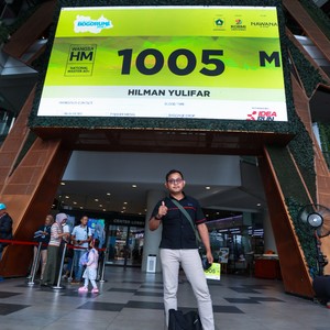 Race photo from BOGORUN 2026
