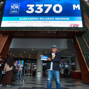 Race photo from BOGORUN 2026