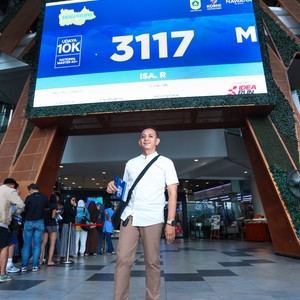 Race photo from BOGORUN 2026