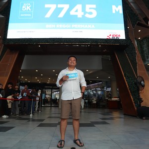Race photo from BOGORUN 2026