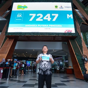 Race photo from BOGORUN 2026