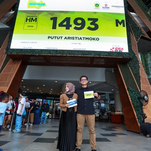 Race photo from BOGORUN 2026