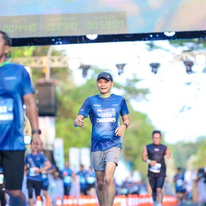 Race photo from BOGORUN 2026