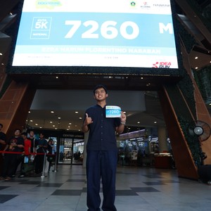 Race photo from BOGORUN 2026
