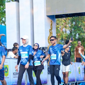Race photo from BOGORUN 2026