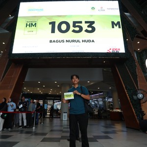 Race photo from BOGORUN 2026